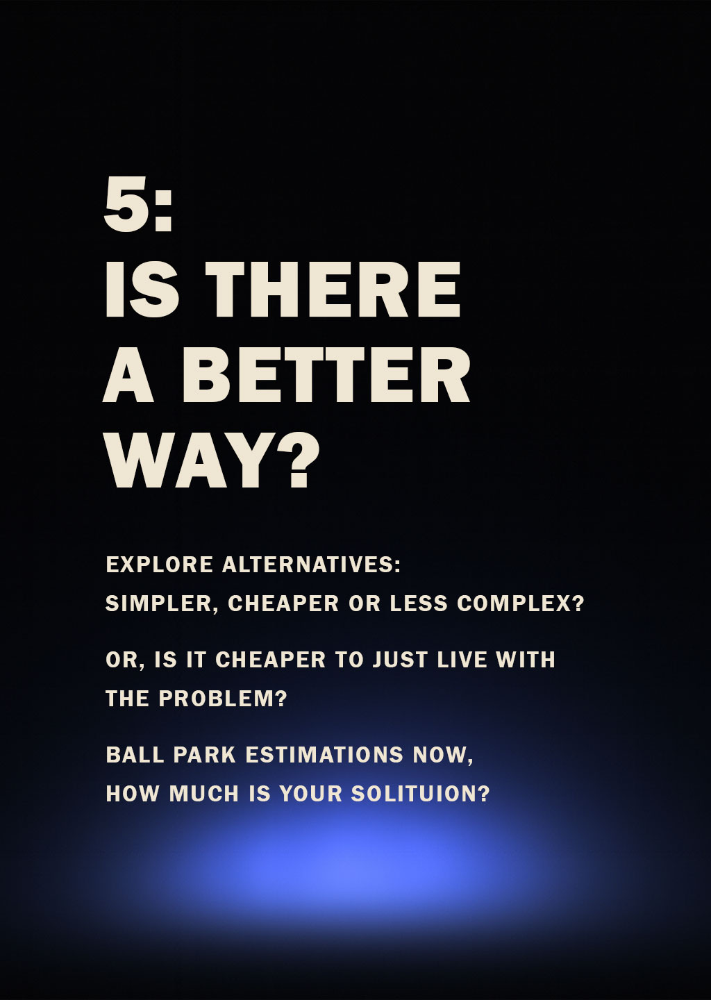 WDS 5 Questions - Question 5